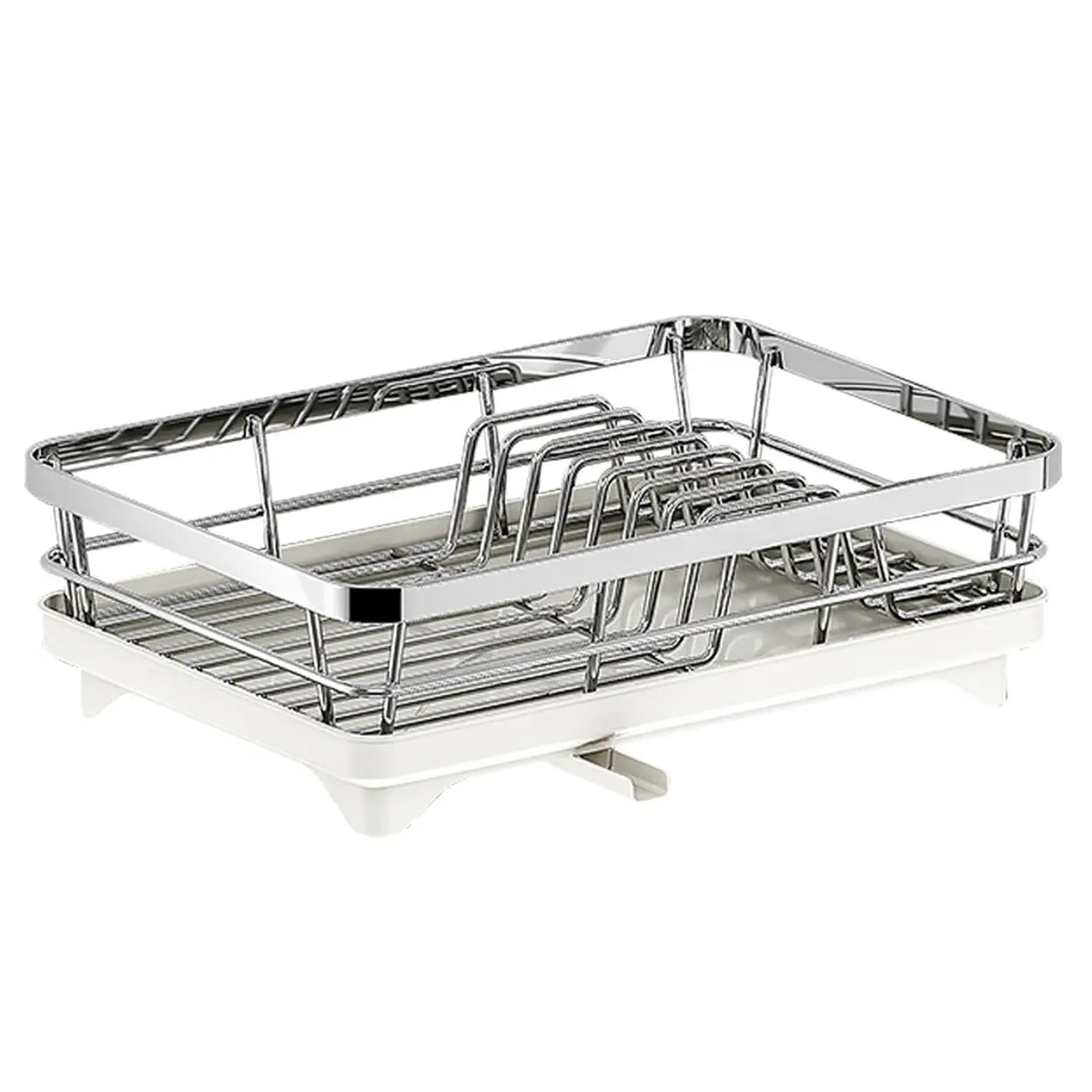 Maxcook Afdruiprek met Lekbak - RVS - 42 x 29 x 12,7 cm