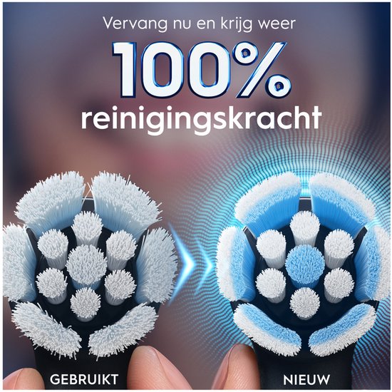 Oral-B iO Series Gentle Care Opzetborstels - Zwart - Voor Gevoelig Tandvlees - 8 stuks