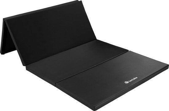 tectake - Gymmat gymnastiekmat - afm 240 x 120 x 5 cm - zwart - 403638