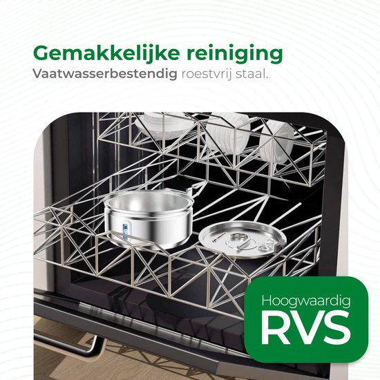 Selectedpets Drinkfontein kat RVS - Kattenfontein - Inclusief filter - 3.2L inhoud