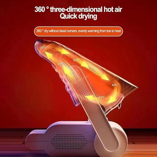 FUEGOBIRD - Schoenendroger - Met timer - Ozon-/droogfunctie - Instelbare duur - 48°C constante temperatuur - Schoenendroger - UV-lamp + actieve kool - dubbel antibacterieel-Nieuwe upgrade in 2026