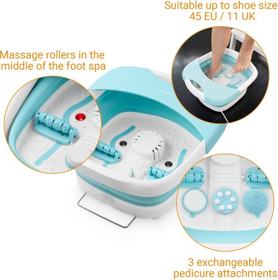 medisana FS 886 - Opvouwbaar voetbubbelbad