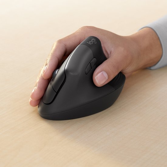 Logitech Lift Serie - Vertikale Muis - 4000 DPI - Draadloos
