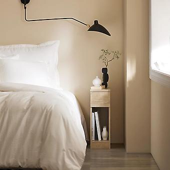 SoBuy - Nachtkastje met lade en opbergvak - 20 x 35 x 60 cm - Max. 20KG - Houtkleur