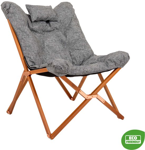Bo-Camp - Urban Outdoor - Relaxstoel - Bloomsbury Comfort - Grijs