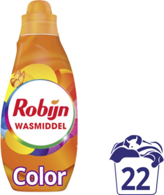 Robijn Klein & Krachtig Wasmiddel Color 22 Wasbeurten 665 ml