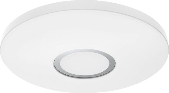 LEDVANCE Slimme led-wand- en plafondlamp voor binnen met wifi-technologie, lichtkleur veranderbaar (3-K-65-K), RGB-kleuren veranderbaar, wit, 34-mm, compatibel met Google en Alexa, SMART+ ORBIS KITE RGBW