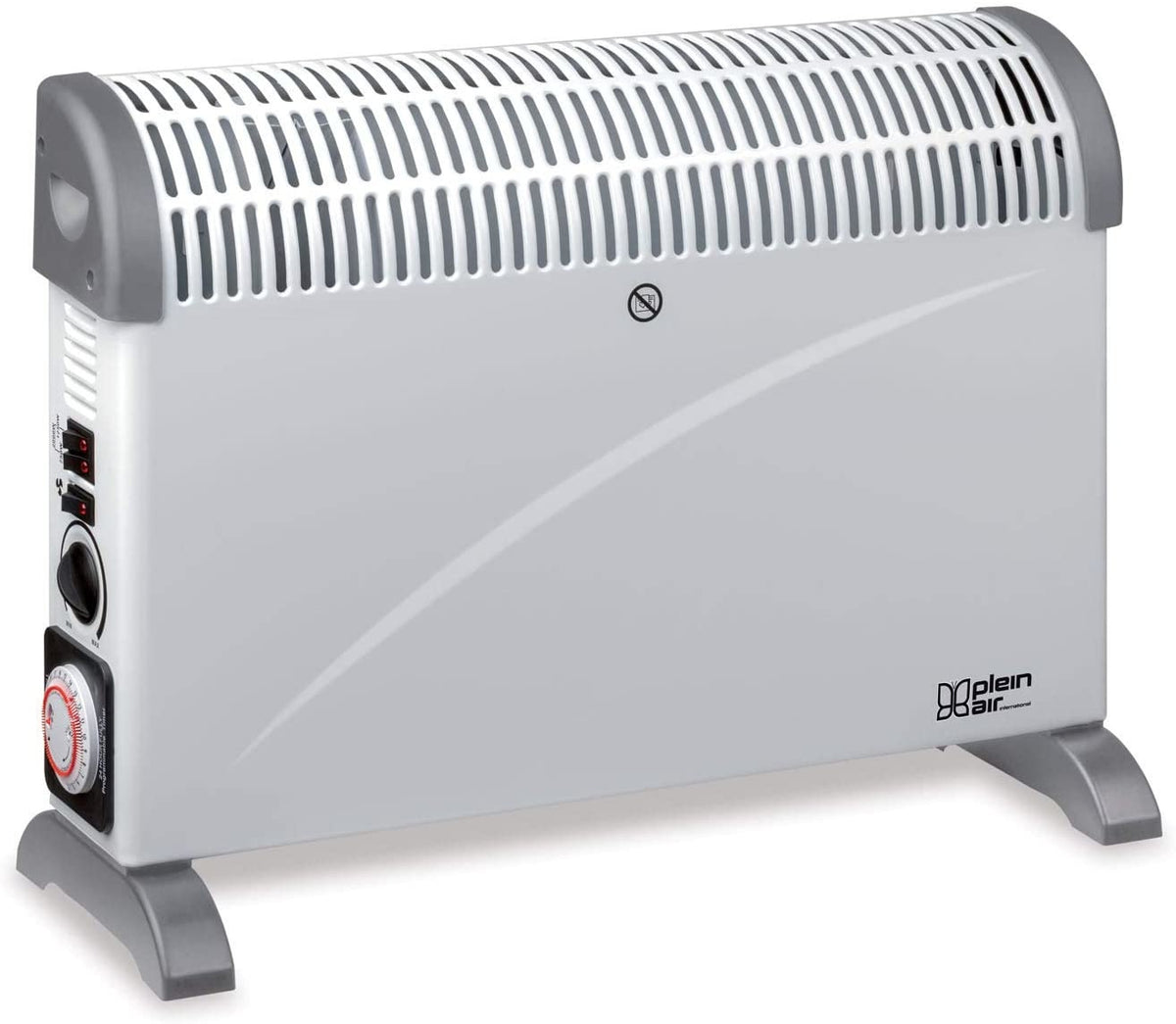 Plein Air TC-T24 Convector Kachel – 2000W – 3 Warmtestanden – Krachtige en Efficiënte Verwarming – Wit