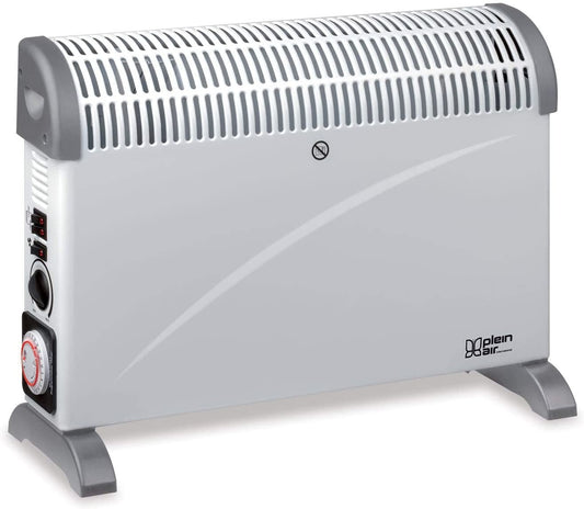 Plein Air TC-T24 Convector Kachel – 2000W – 3 Warmtestanden – Krachtige en Efficiënte Verwarming – Wit