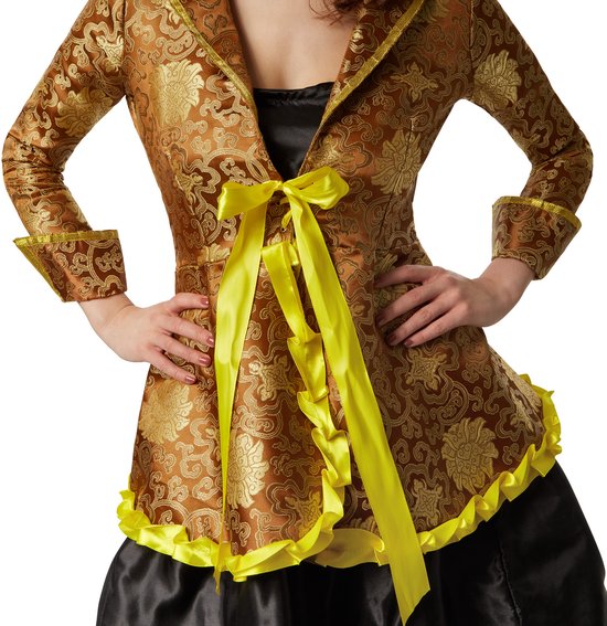 dressforfun - Vrouwenkostuum sierlijke vrijbuitster L - verkleedkleding kostuum halloween verkleden feestkleding carnavalskleding carnaval feestkledij partykleding - 301771