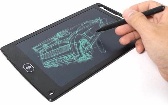 Digitale tekentablet - grafische tablet - schrijfbord met LCD scherm- memotablet - schrijfpil - 12 inch - zwart