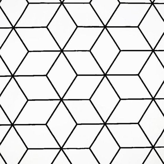 Ukje Kussenset Stoelverkleiner Kussen - Geschikt voor Hauck - Kinderstoel - Geplastificeerd - Wit Blokken