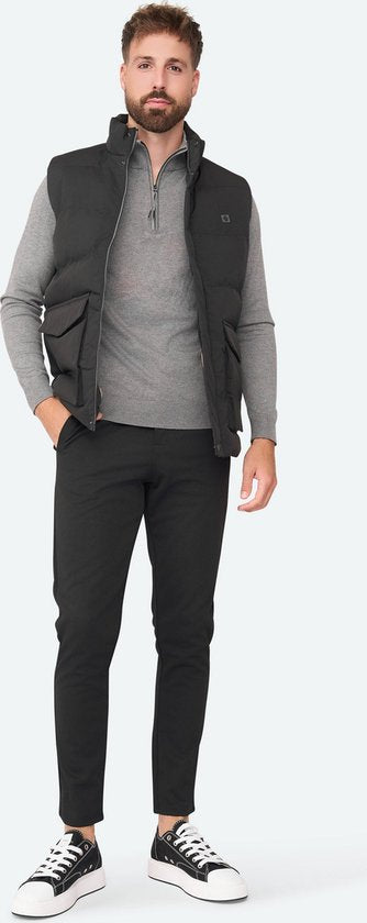 Solution Clothing Body - Bodywarmer - Jas - Lang - Jassen - Bodywarmers - Volwassenen - Heren - Mannen - Zwart - XXL