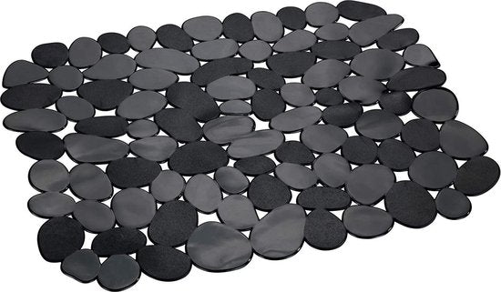 Wenko Gootsteenzeef Stone 31 X 26 Cm Zwart
