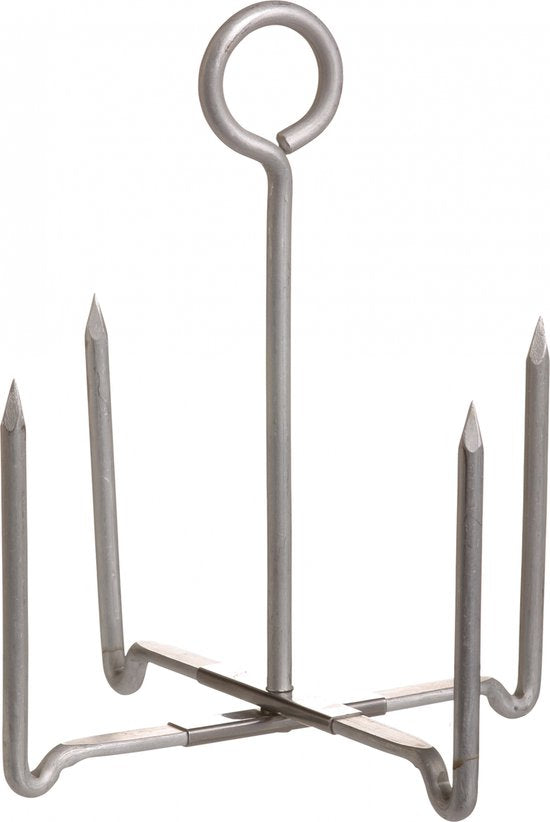 Kitchencraft Ovenrek Aardappel 12,5 X 14,5 Cm Aluminium Zilver