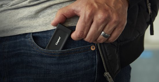 Kingston XS1000 Serie - Externe SSD - 1TB - Snelle Overdracht - USB-C