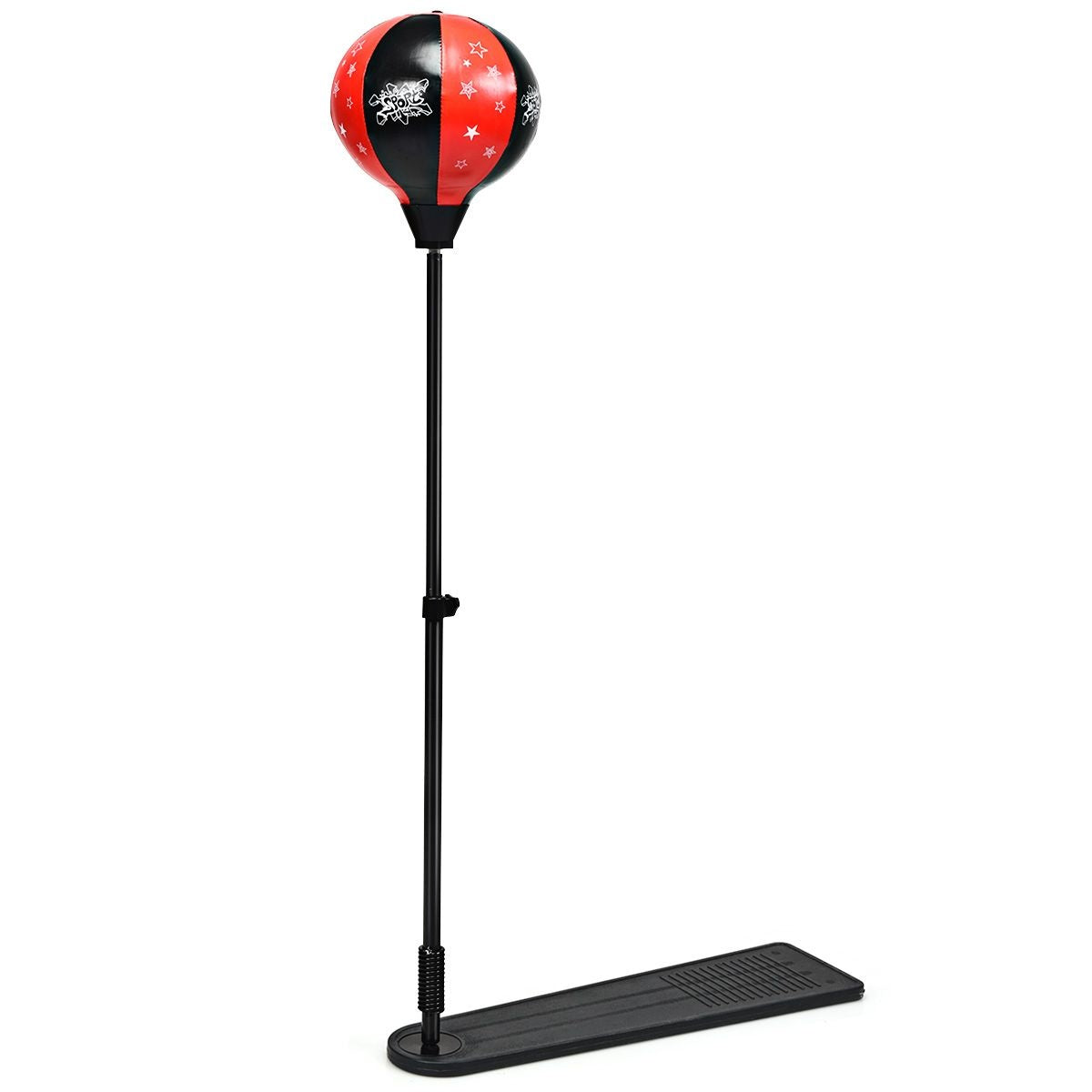 Coast Staande Boksbal Op Voet - Bokstrainer - Hoogte 85-130 cm - Rood