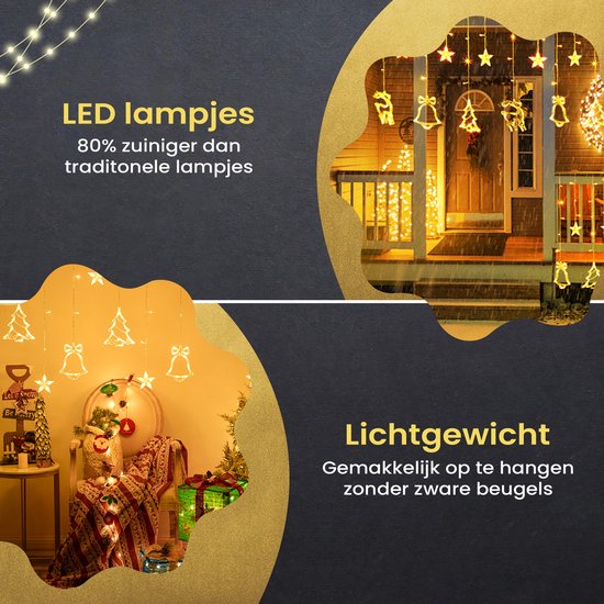 Giftmas LED Slinger kerstverlichting met verschillende figuurtjes - 2.5Meter