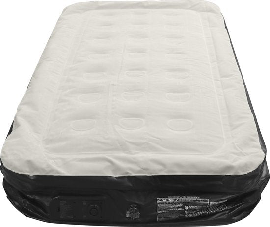 FLOAT - Eenpersoons luchtbed met ingebouwde elektrische pomp - 191x99x38 cm - Zelfopblazend 1 persoons luchtmatras - Logeerbed Twin - NimbusRest