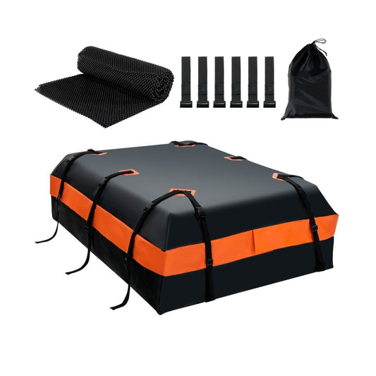 Coast dakkoffer - waterdicht - 560L - voor alle voertuigen - 4,5kg - 132 x 100 x 43cm - zwart en oranje