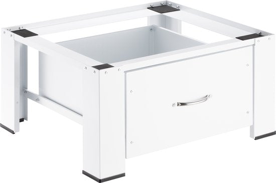 Wasmachine verhoger opbouwmeubel met opberglade - 250 kg belastbaar - universeel