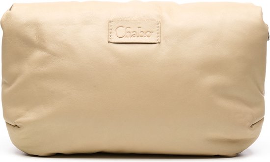Chabo Bags - Diva Small - Schoudertas - Crossbodytas - Leer - Creme - 19 x 30 x 10 cm - 5.7 liter