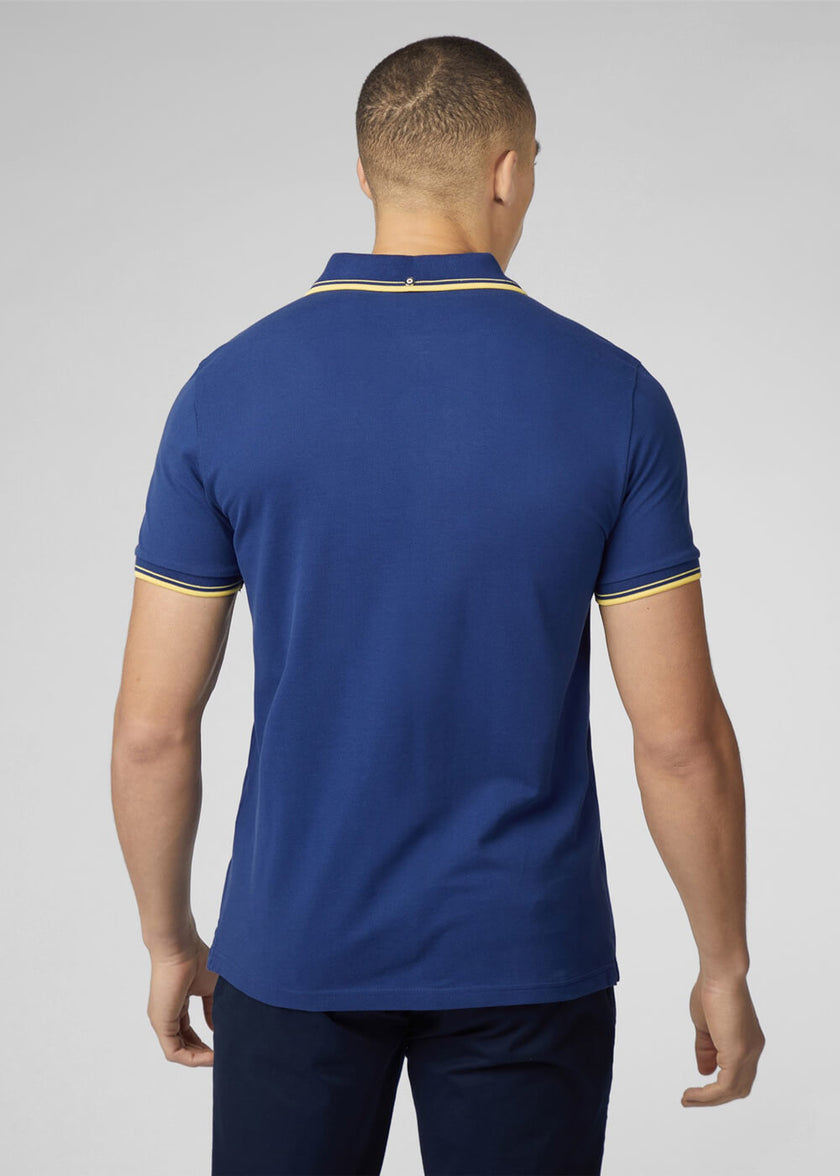 Signature Poloshirt Ben Sherman – Heren – Casual & Stijlvol – Donkerblauw Denim – Maat S