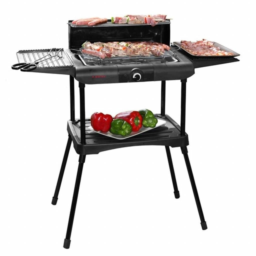 Excellent Electrics Elektrische Barbecue - Grilloppervlak (LxB) 36x24 cm - 2000W - Zwart