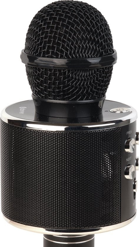 Denver Karaoke Microfoon Bluetooth - Draadloos - Karaoke Set - Ingebouwde Speaker - AUX - MicroSD - KMS20 - Zwart