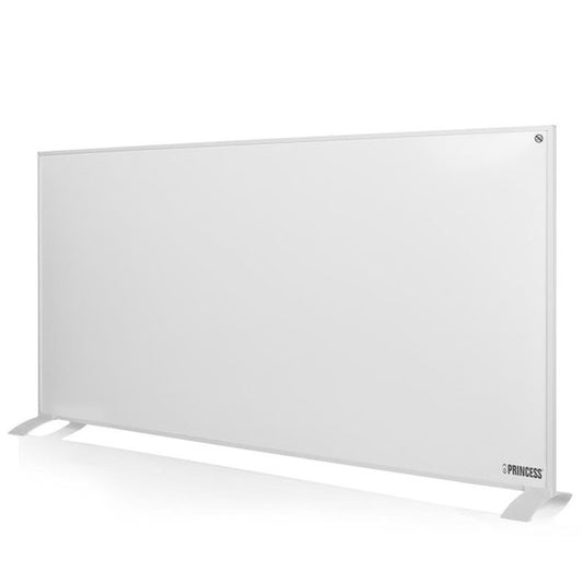 Infrarood paneel – Princess Elektrische kachel 700W - 125x 65 cm - Infrarood kachel - Infrarood Verwarmingspaneel 348070 – Inclusief mobiele app – Smart - WiFi - met App - Vrijstaand/Wandmontage - Energiezuinig - Infrarood paneel verplaatsbaar - Wit