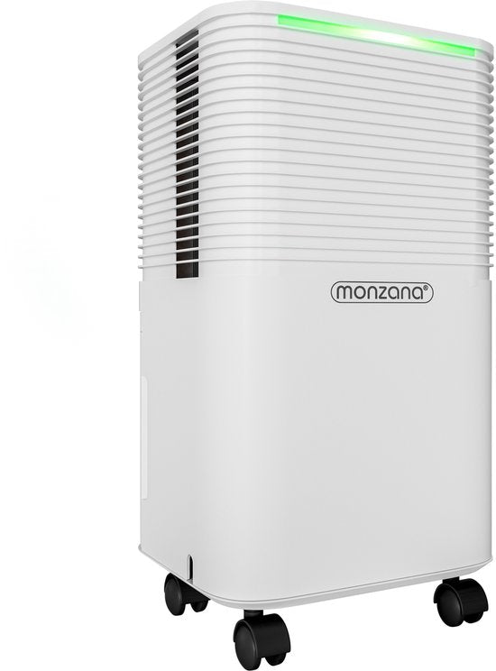 Monzana Luchtontvochtiger – 12L/dag Stil <38 dB 200W 20m² Wielen – Wit