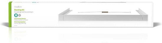 Nedis Universele Stapelkit voor Wasmachine en Wasdroger - Universeel - 605 mm - Wit