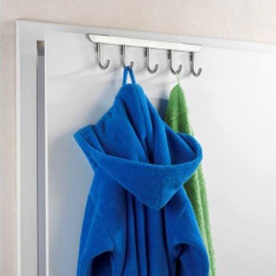 Deurgarderobe Wenko 9x36cm RVS