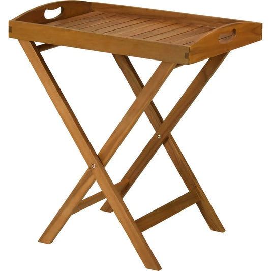Sfeer Opvouwbare dienbladtafel - Bruin - Acaciahout - 60x42x70 cm