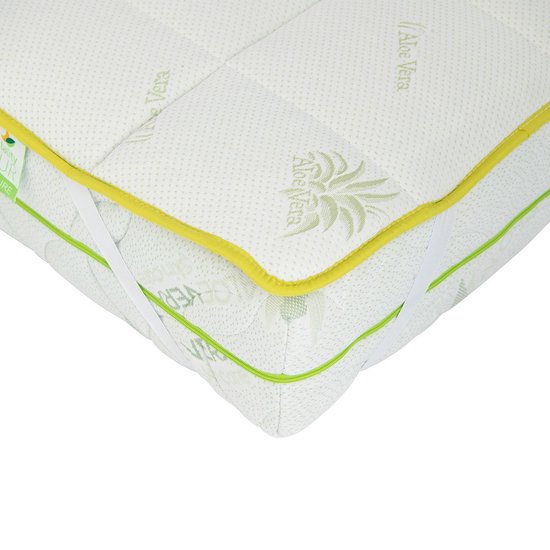 Vitality Pur - Matrasoplegger Aloë Vera – Extra Comfort & Beschermt Matras – 90x200 cm