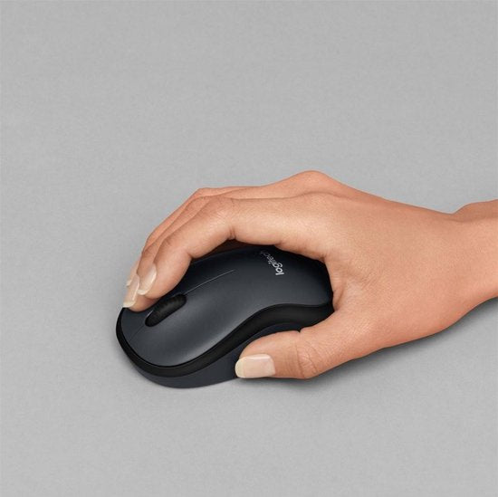 Logitech M220 Silent - Draadloze Muis - USB Nano Ontvanger - Grijs