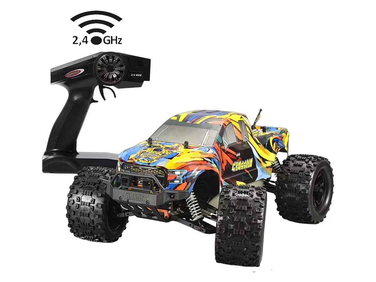 Jamara Crossmo Monstertruck - 4WD - 1:10 schaal - 44 x 33,5 x 22,5 cm - Multicolor