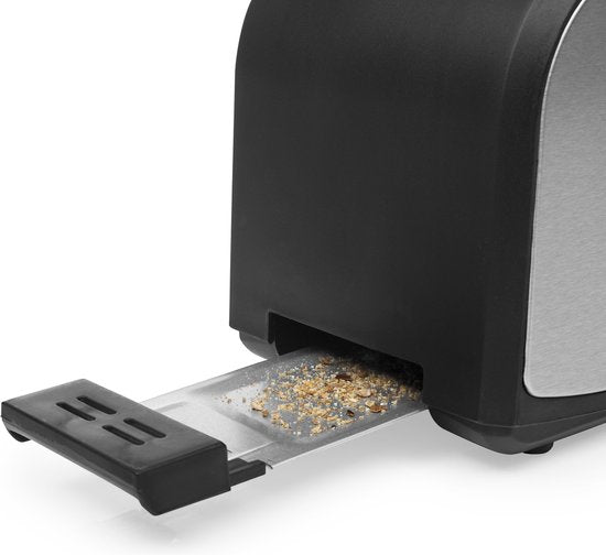 Tristar Broodrooster BR-1046 - 1400W - 7 Bruiningsniveau's - 2 Broodsleuven voor 4 boterhammen - RVS