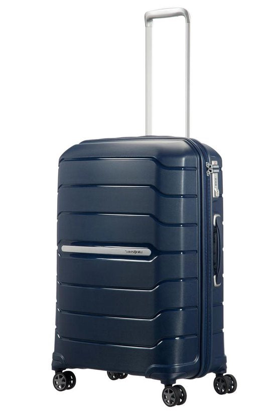 Samsonite Reiskoffer - Flux Spinner 68/25 Uitbreidbaar (Medium) Navy Blue