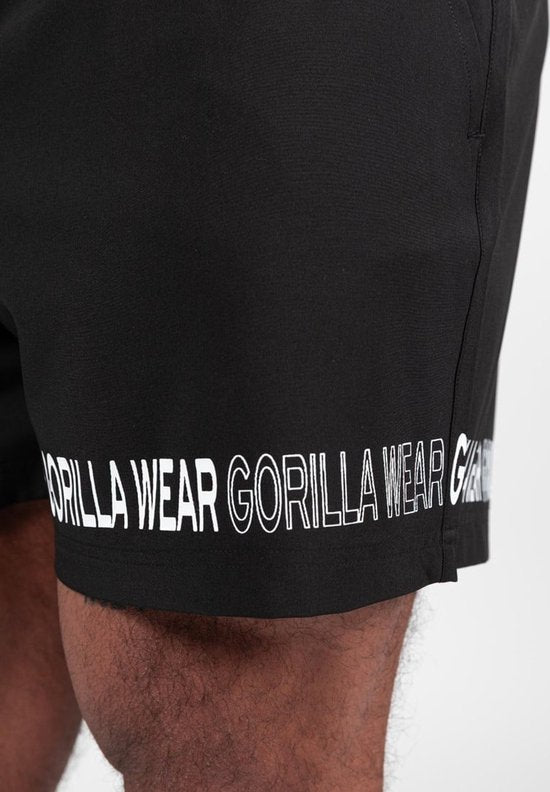 Gorilla Wear Otis Zwembroek - Korte Broek - Zwart - M