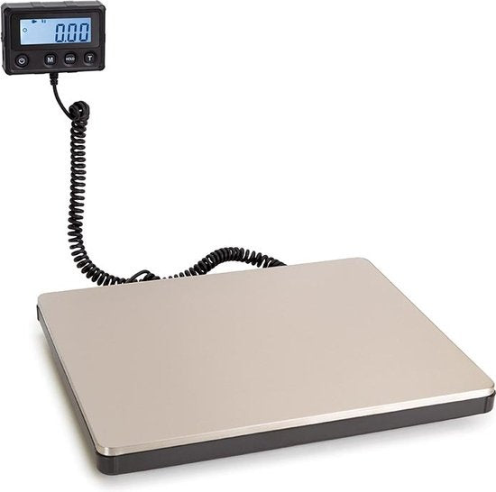 Perel Digitale postweegschaal met extern display, 100kg/10g, usb-c, energiezuinig
