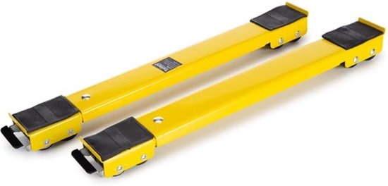 Toolland Uitschuifbare meubelrollers, 2-delig, uitschuifbaar van 44.5 cm tot 70 cm, draagkracht 250 kg