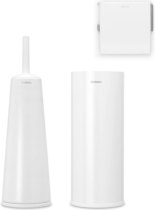 Brabantia ReNew Toiletaccessoires Set - 3-delig - White