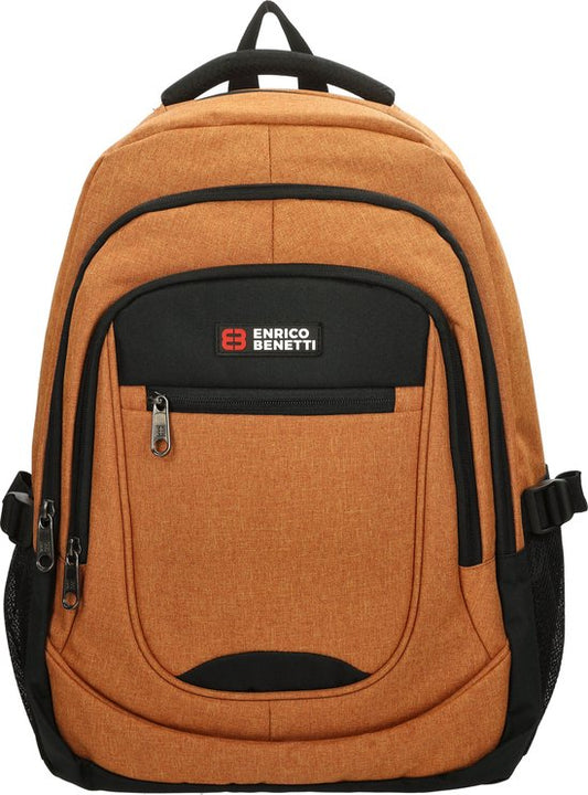 Enrico Benetti Hamburg Laptop Rugzak - 17" Laptop, 35,5 liter - 62125 - Roest
