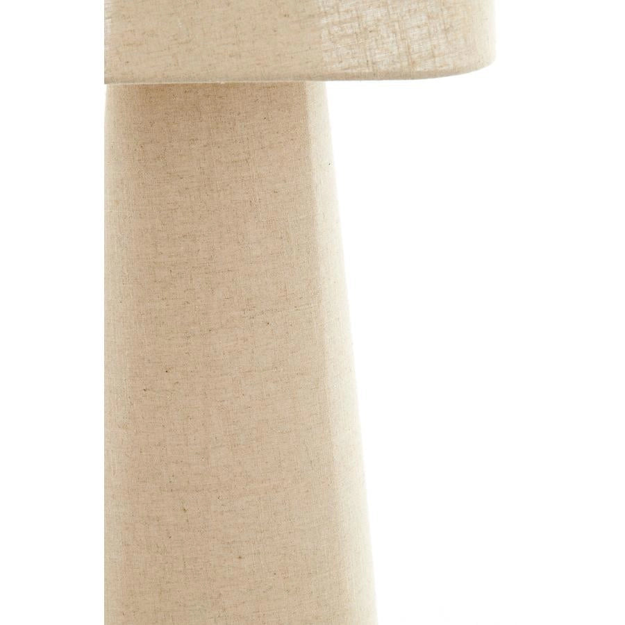 Light and Living Mikko Vloerlamp - Linnen - 40x40x176cm - Naturel