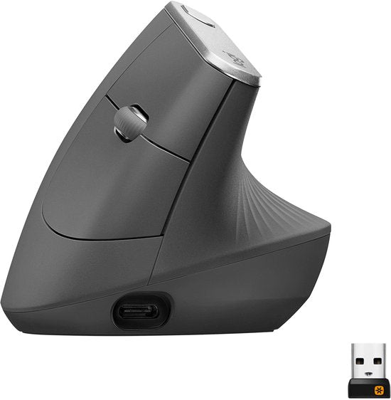 Logitech MX Vertical - Draadloze Ergonomische Muis - Grijs