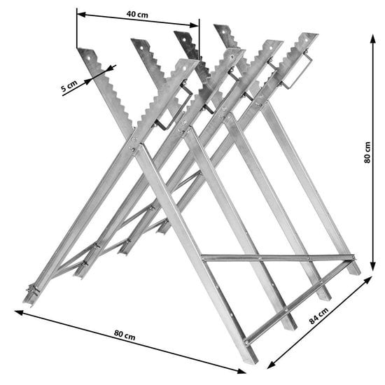 tectake - Zaagbok voor het zagen van hout - 401165