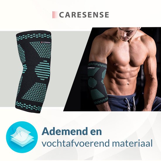 Caresense Elleboogbrace - Tennisarm Brace - Elleboog brace - maat L