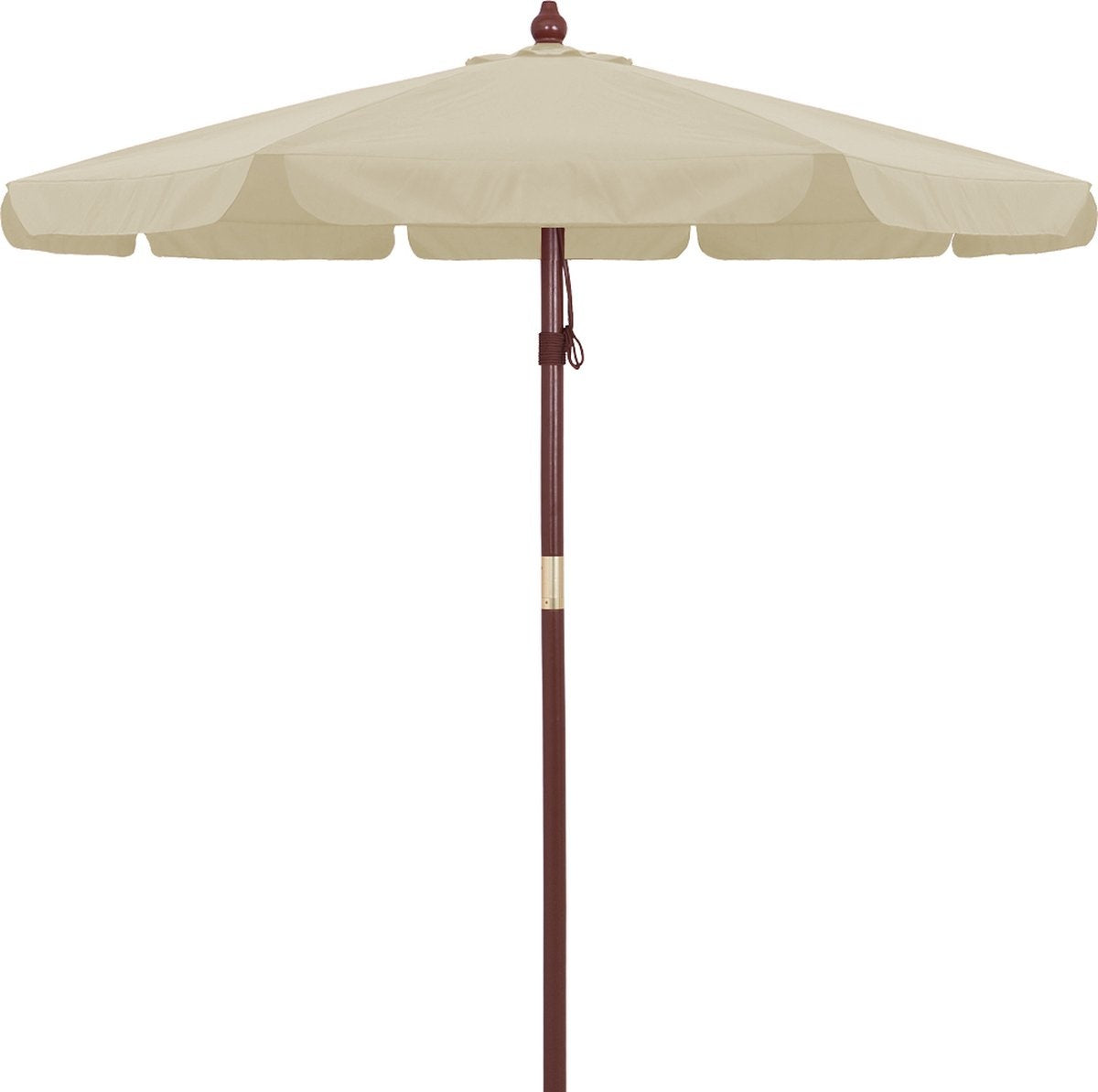 Kingsleeve Parasol 330cm - Waterafstotend UV Bescherming 50+ - Crème