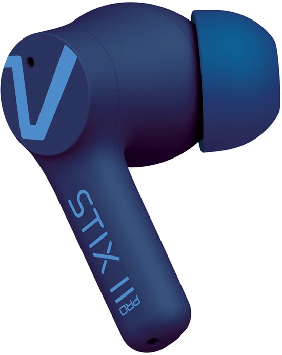Veho STIX II Pro True Wireless Hoofdtelefoons Draadloos In-ear Gesprekken/Muziek/Sport/Elke dag Bluetooth Blauw